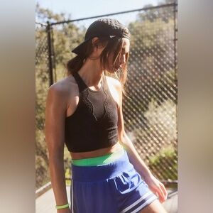 Free People Movement Every Single Time Floral Bra Black XS/S